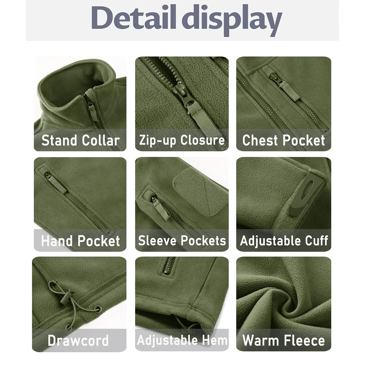 Men’s cotton-padded winter vest with stand collar