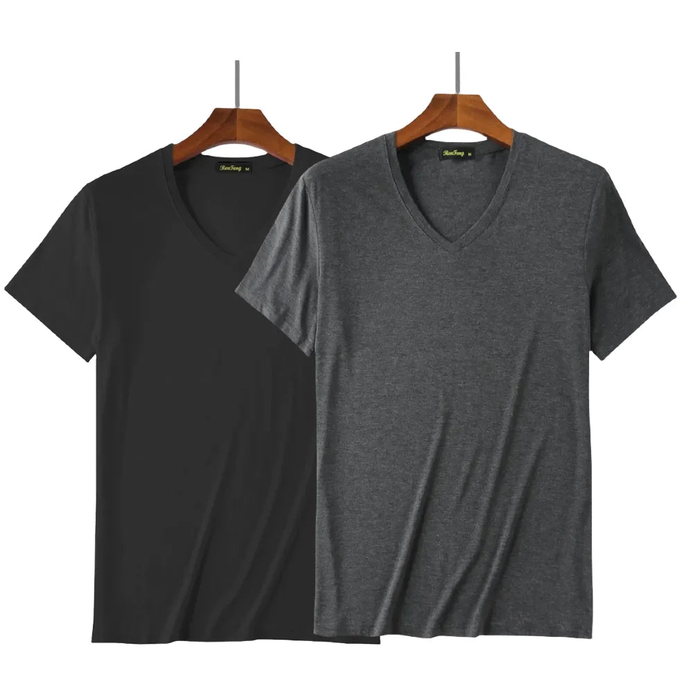 Sweat-absorbent classic round-neck gym undershirts