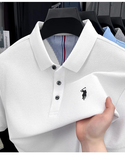 Men’s 100% cotton short sleeve polo shirt