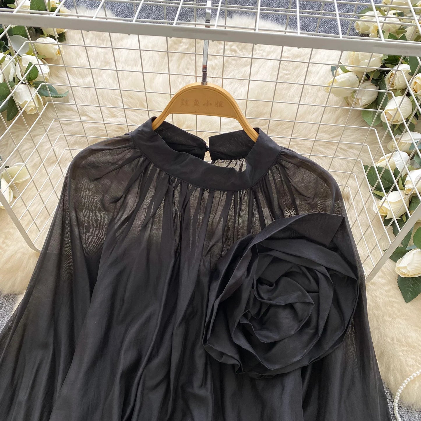 Elegant solid-color women’s blouse for everyday wear