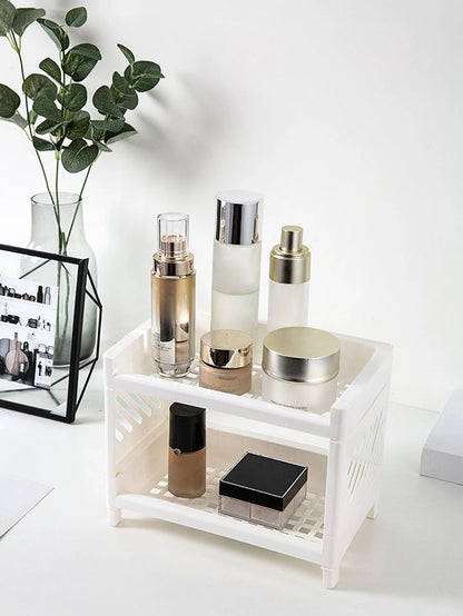 PP rectangular storage rack—perfect for stationery and student desks