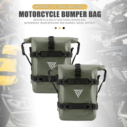 Compact protective bag for motorcycle maintenance gear