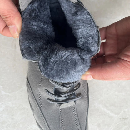 Women’s Winter Ankle Boots – Waterproof, Plush Fur Lined