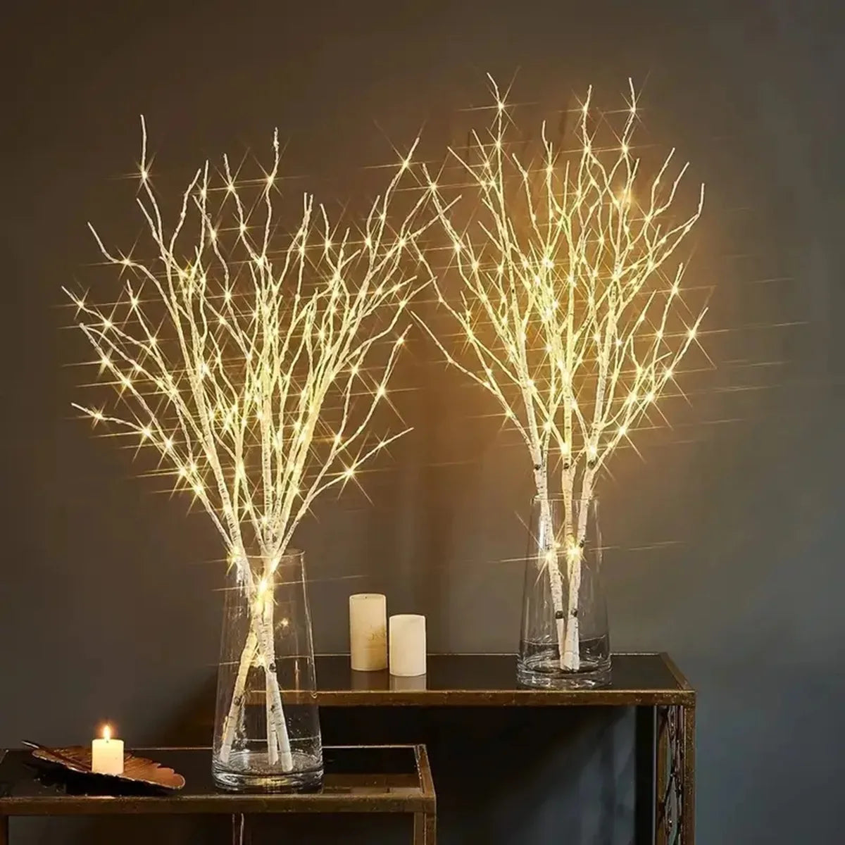 20 LED willow branch lights—perfect for home, bedroom, or party decoration
