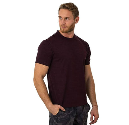 Men’s 100% superfine merino wool base-layer T-shirt