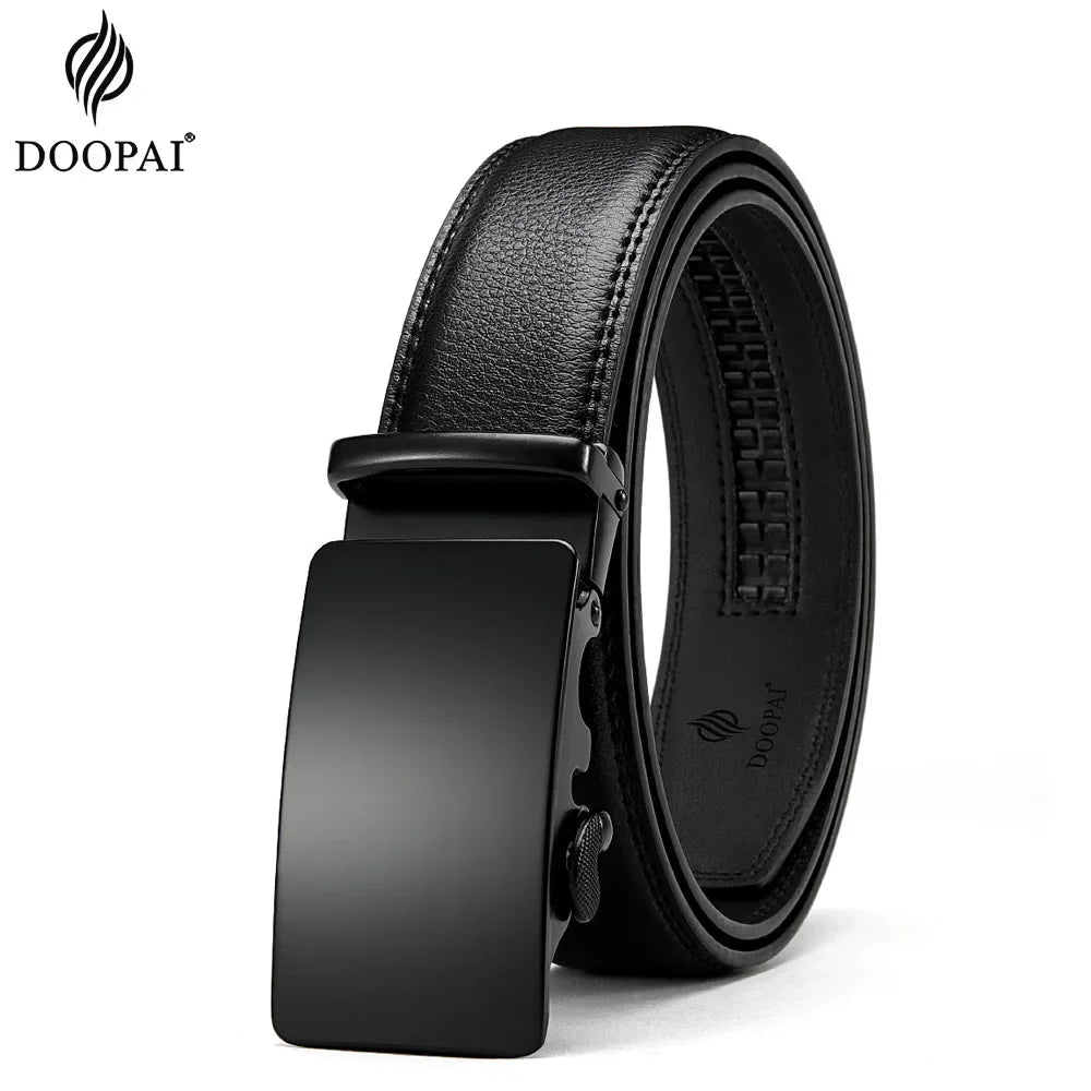 Premium designer-style leather belt for men