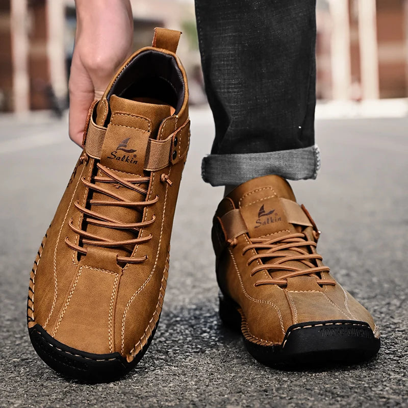 Breathable sneakers and ankle boots for men