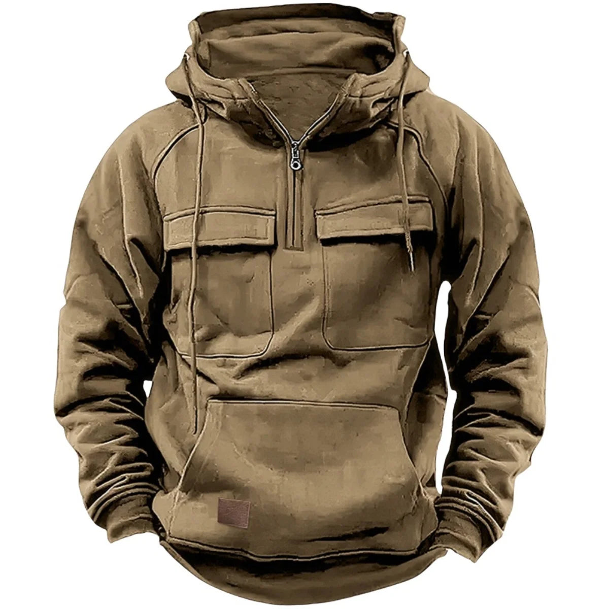 Men’s thick outdoor hooded sweatshirt with pockets
