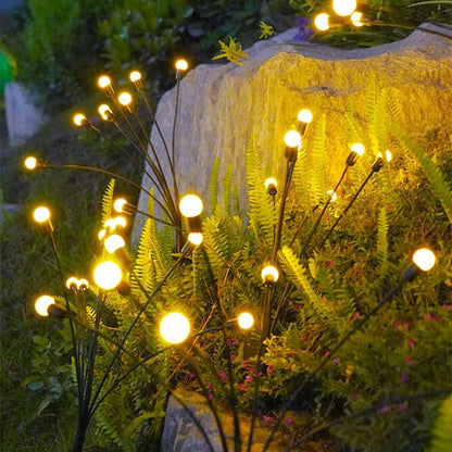 Waterproof solar garden lights for patios, yards, and pathways