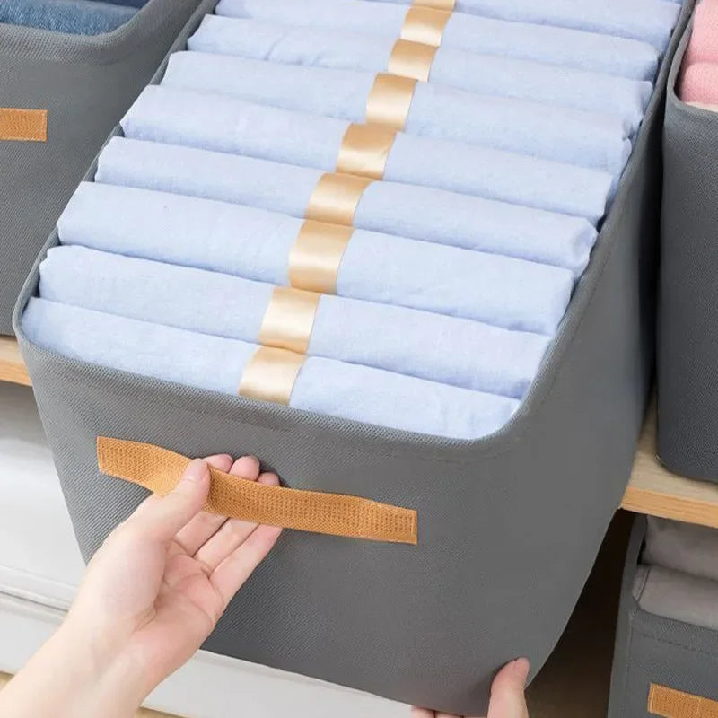 Durable wardrobe storage solution for sweaters, pants, and more