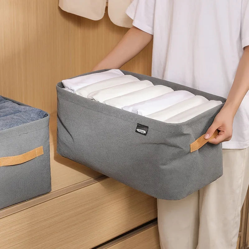 Durable wardrobe storage solution for sweaters, pants, and more
