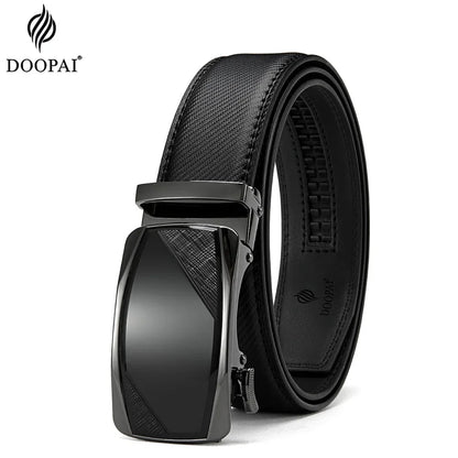 Premium designer-style leather belt for men