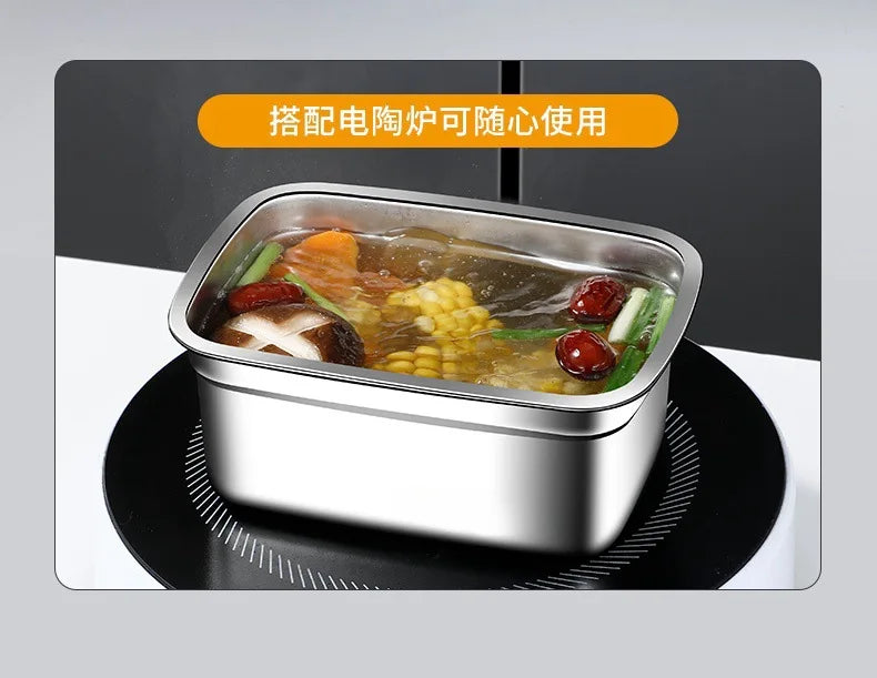 316 stainless steel leak-proof bento lunch box