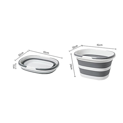Lightweight foldable bucket—perfect for laundry, cleaning, and organizing