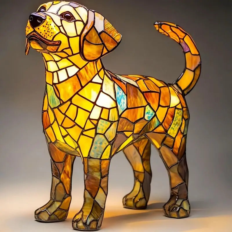 Fun & Artistic Dog-Shaped Decorative Night Light