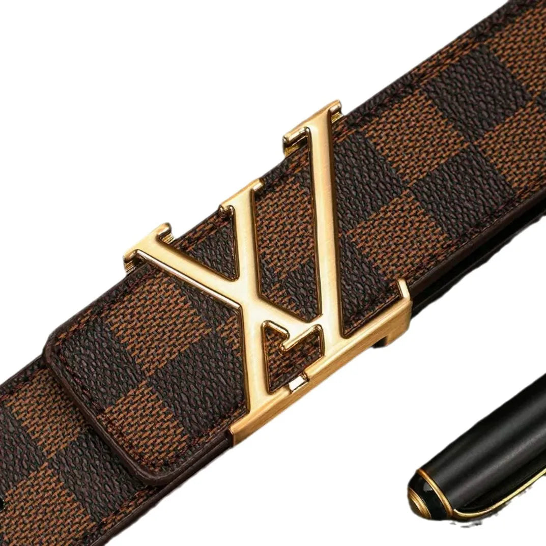 Genuine cowhide business and casual waistband