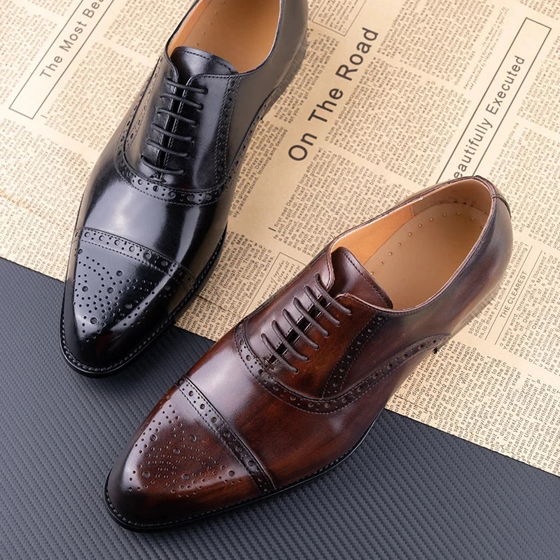 Handmade formal shoes for office, wedding, and parties