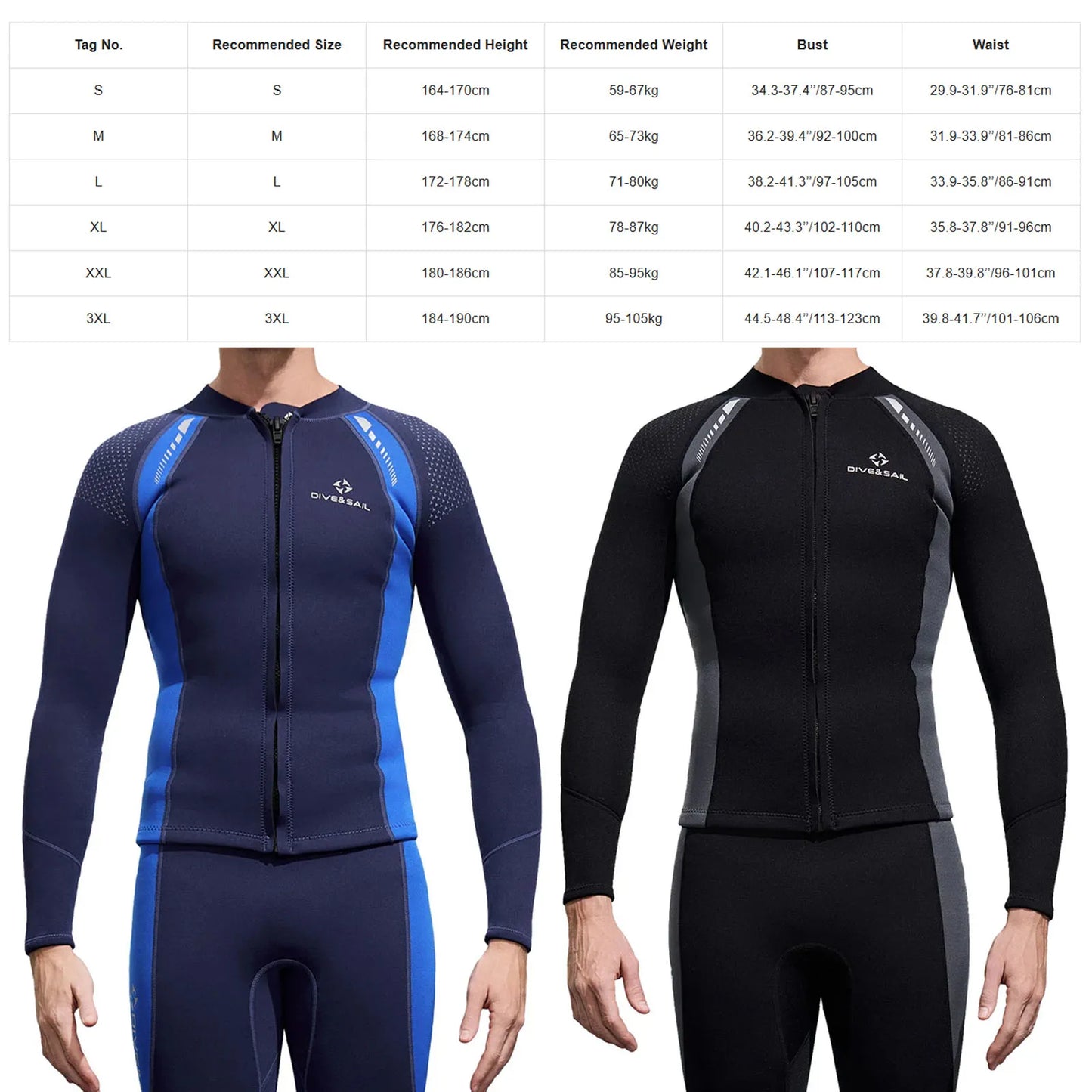 Durable men’s swimwear for cold water activities