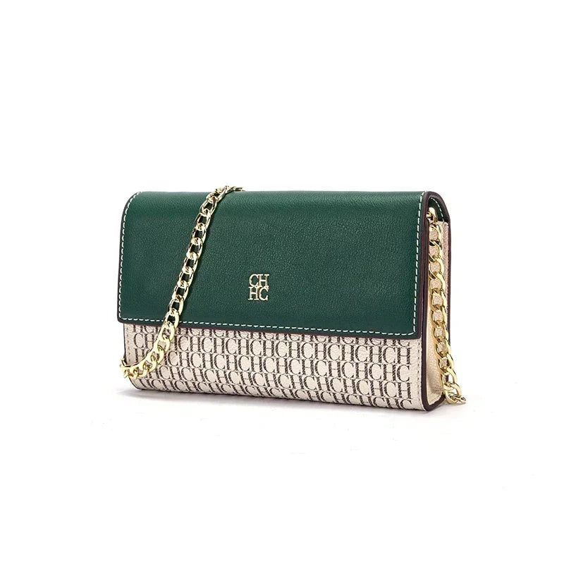 Luxury Women’s Shoulder Bag – Trendy Color Block Crossbody