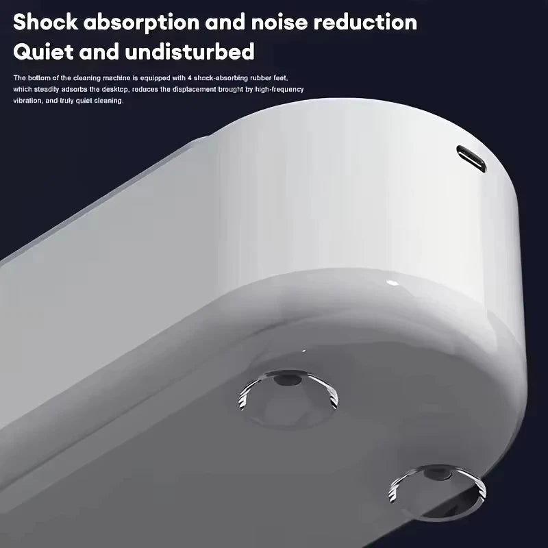 Ultrasonic cleaning gadget—perfect for contacts, glasses, and accessories