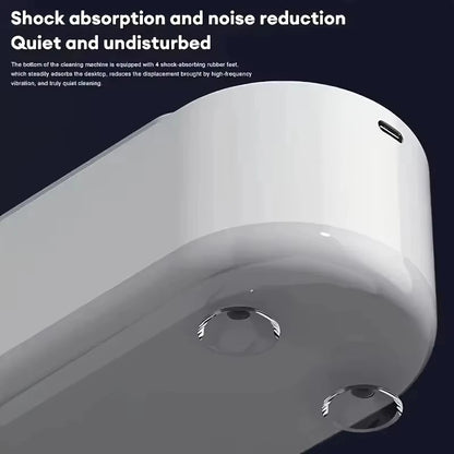 Ultrasonic cleaning gadget—perfect for contacts, glasses, and accessories