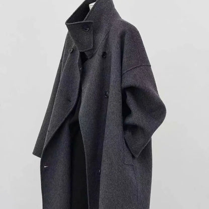 Women’s double-sided cashmere coat