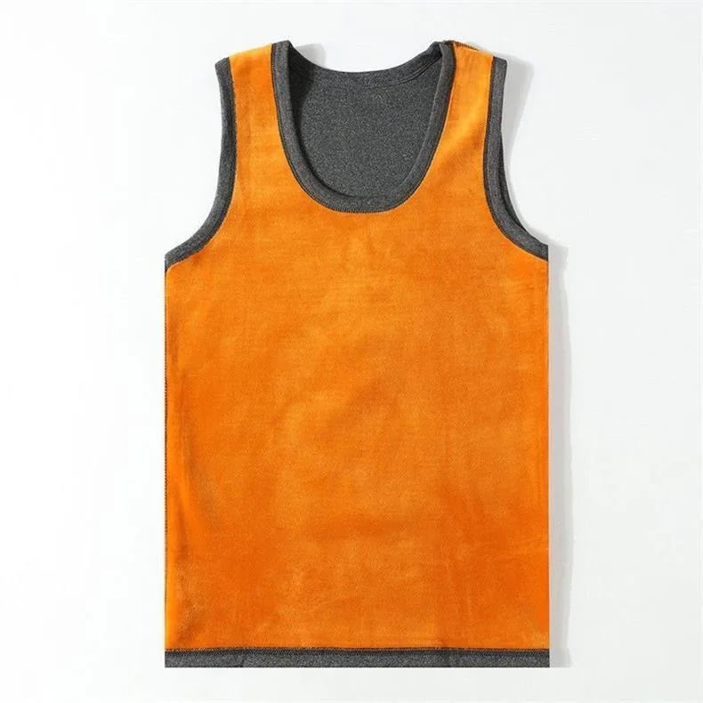 Comfortable shaping male vest for cold weather