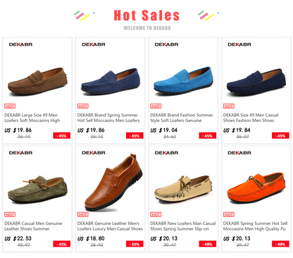 Casual fashion boat shoes for men