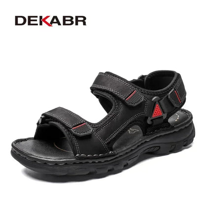 Fashionable non-slip outdoor leather sandals