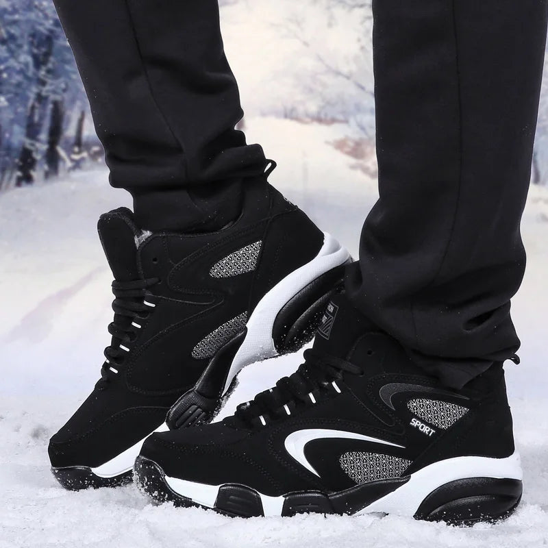 Men’s winter snow shoes, warm and non-slip