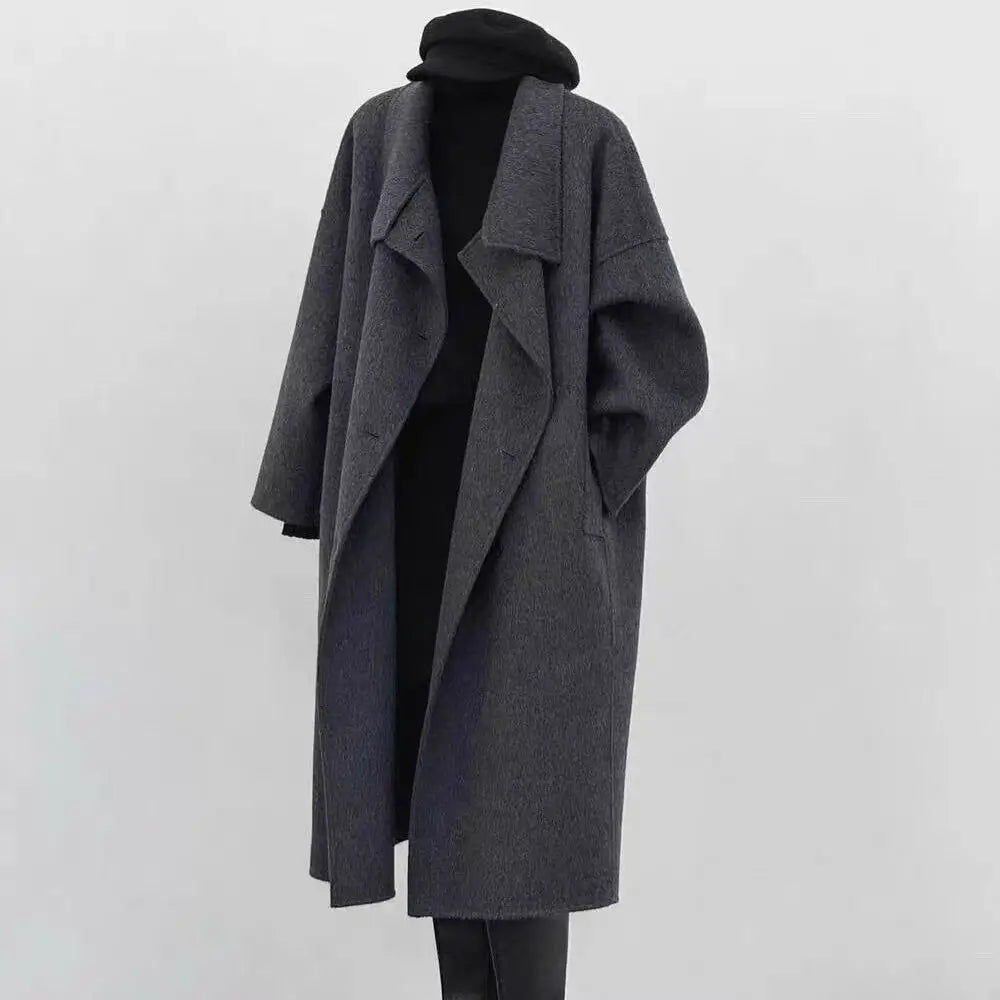 Women’s double-sided cashmere coat
