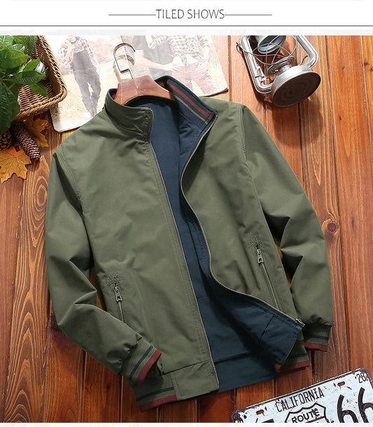 Men’s double-sided casual jacket, spring & autumn