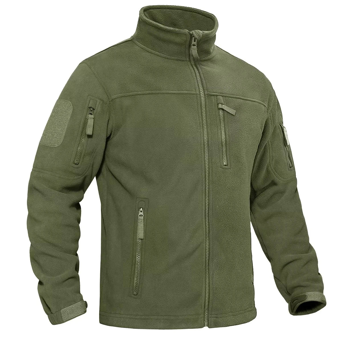 Men’s cotton-padded winter vest with stand collar