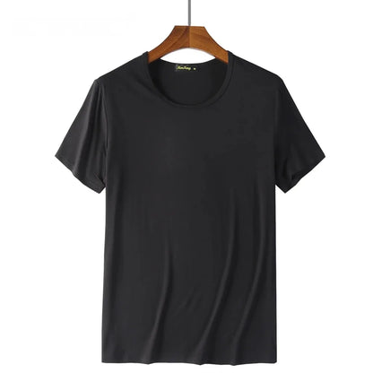 Sweat-absorbent classic round-neck gym undershirts