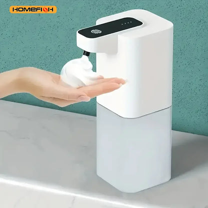 Rechargeable touch-free hand soap dispenser for clean, easy use