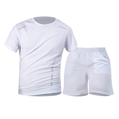 Men’s 2-piece summer sports suit, quick-dry