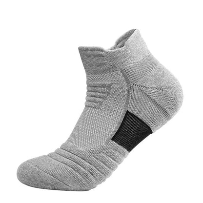 Moisture-wicking crew socks for sports and cycling