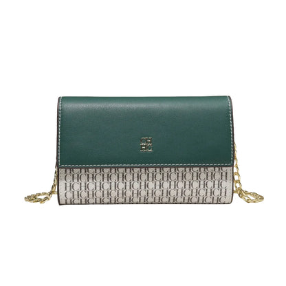 Luxury Women’s Shoulder Bag – Trendy Color Block Crossbody