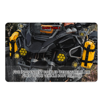 Compact protective bag for motorcycle maintenance gear