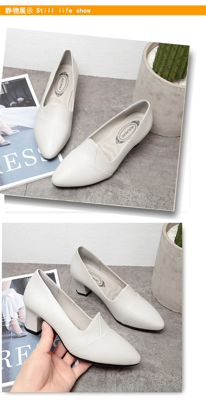 Classic Office Heels – Comfortable Spring/Autumn Footwear