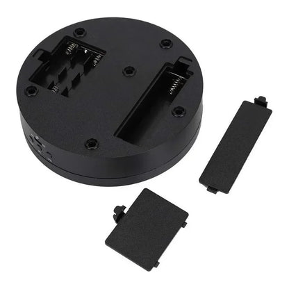 Remote-controlled rotating display for jewelry, collectibles, or video shoots