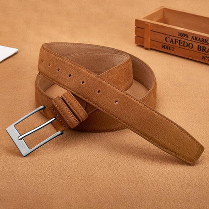 Premium Cow Leather Belt – Stylish Everyday Jeans Belt