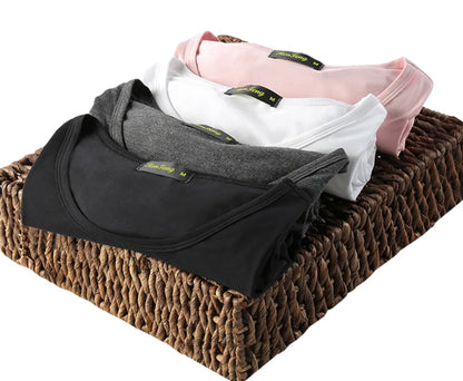 Sweat-absorbent classic round-neck gym undershirts
