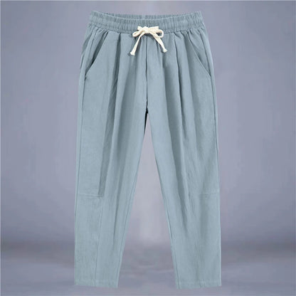 porty jogger pants with a loose fit and clean solid design
