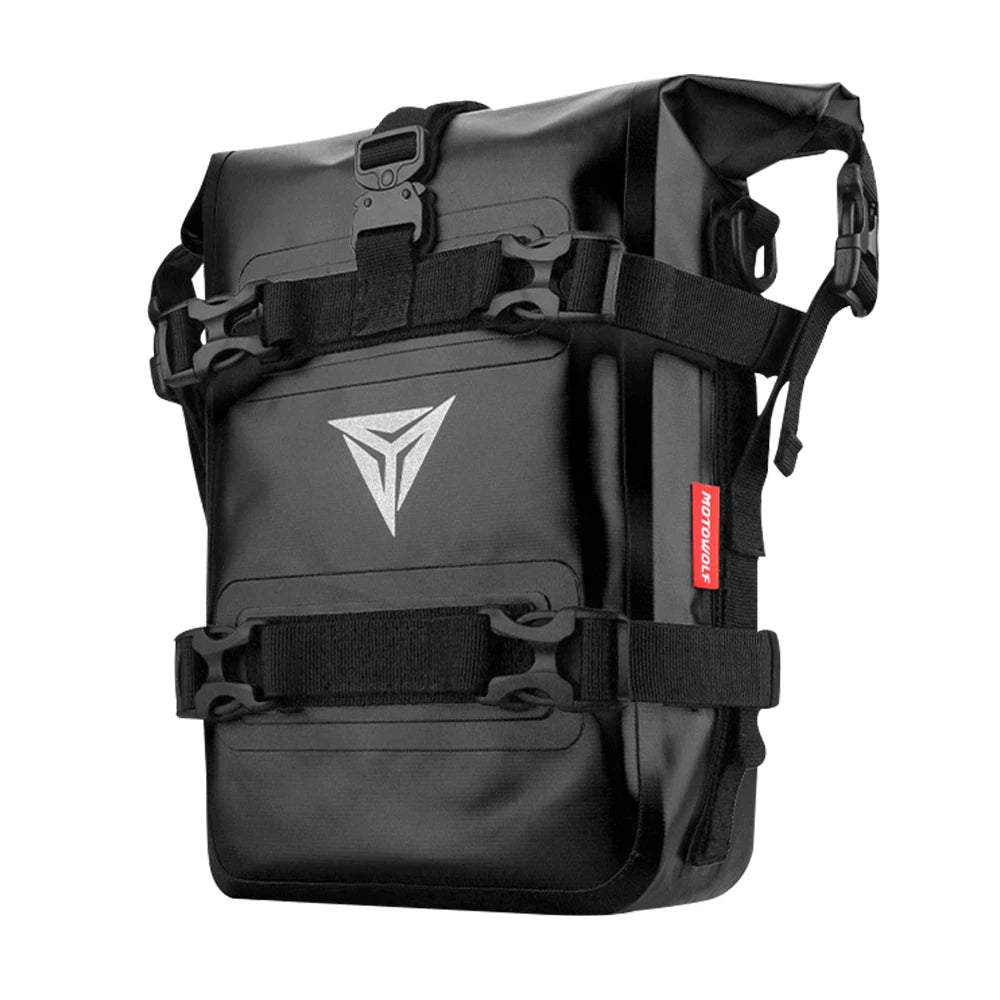 Compact protective bag for motorcycle maintenance gear