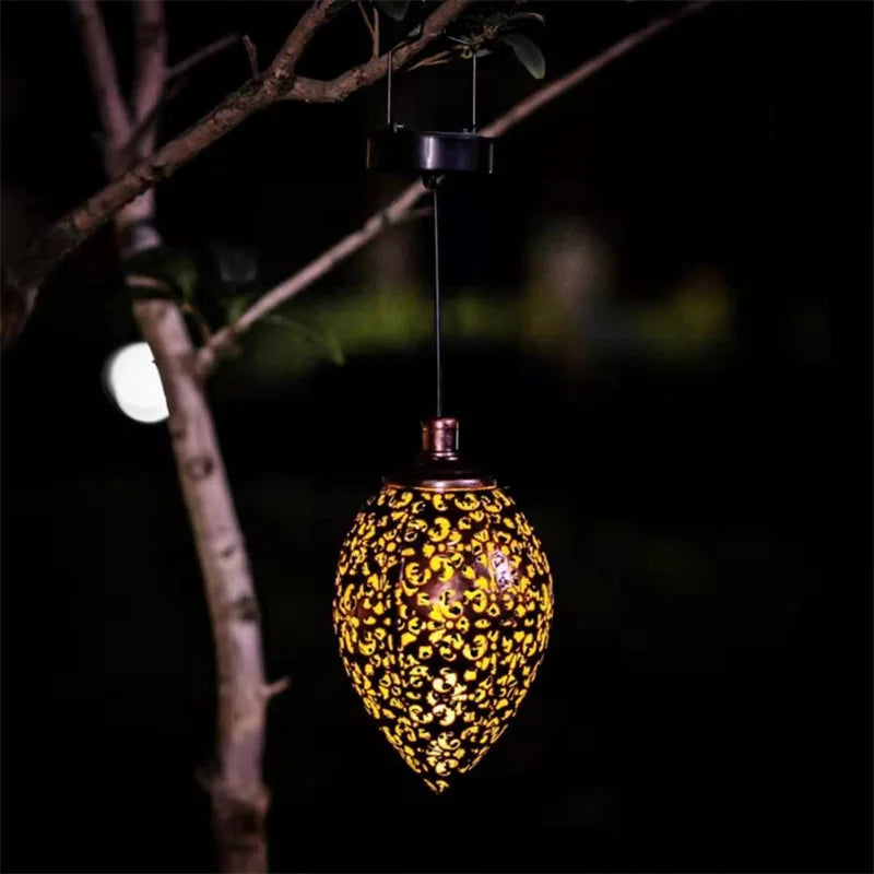 Outdoor water-drop solar projection light—waterproof and decorative