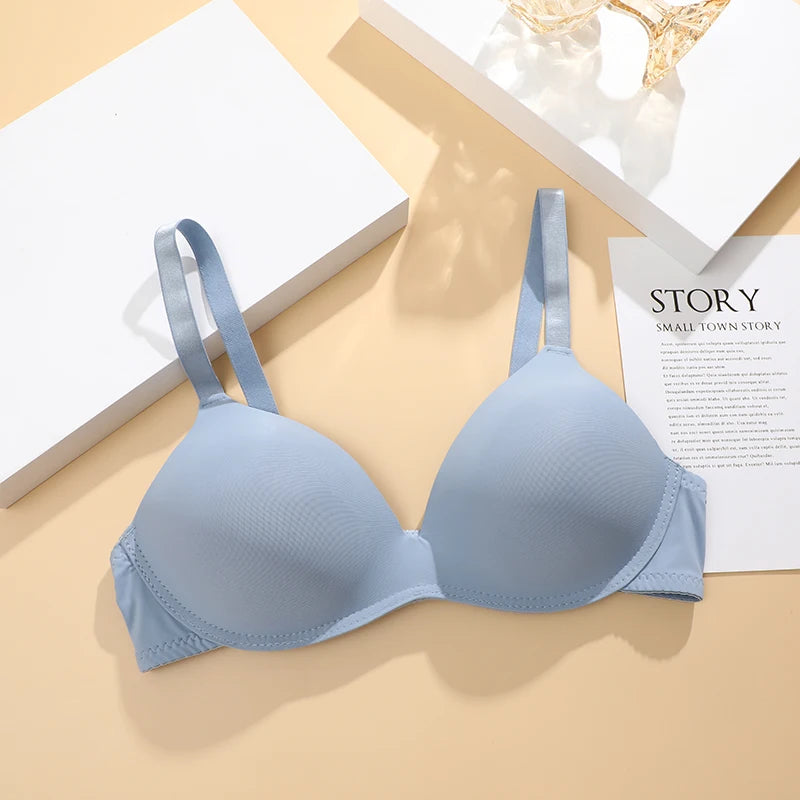Women’s Seamless Push-Up Bra – No Wire, Breathable Design