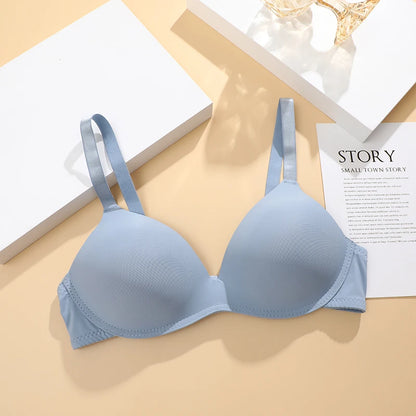 Women’s Seamless Push-Up Bra – No Wire, Breathable Design