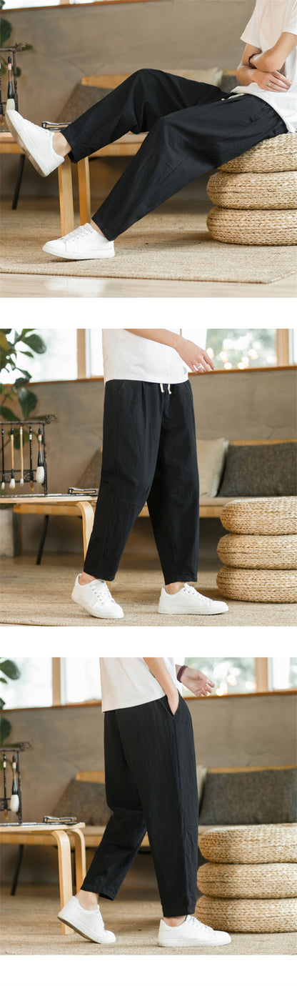 porty jogger pants with a loose fit and clean solid design