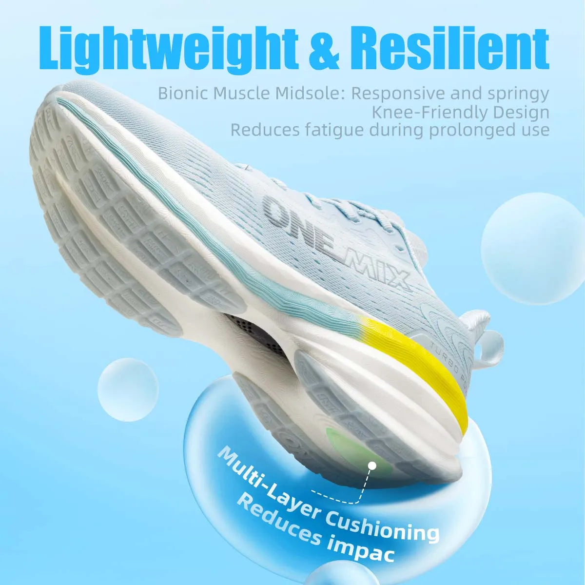 ONEMIX Breathable Running Shoes – Air Cushion Jogging Sneakers